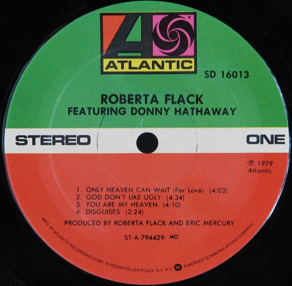 Roberta Flack Featuring Donny Hathaway : Roberta Flack Featuring Donny Hathaway (LP, Album, MO )