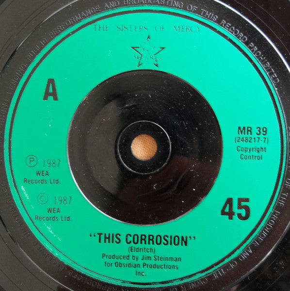 The Sisters Of Mercy : This Corrosion (7", Single, Gre)