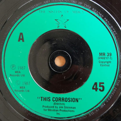 The Sisters Of Mercy : This Corrosion (7", Single, Gre)
