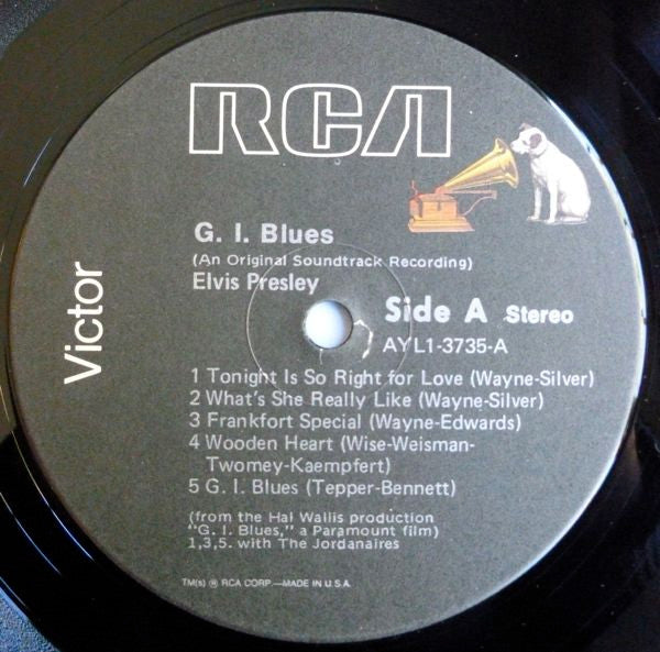 Elvis Presley : G.I. Blues (LP, Album, RE)