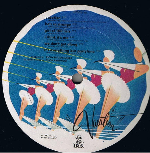 Go-Go's : Vacation (LP, Album, Mon)