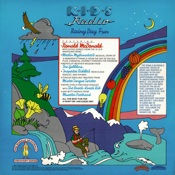 Various : K.I.D.S. Radio Rainy Day Fun (LP, Gat)