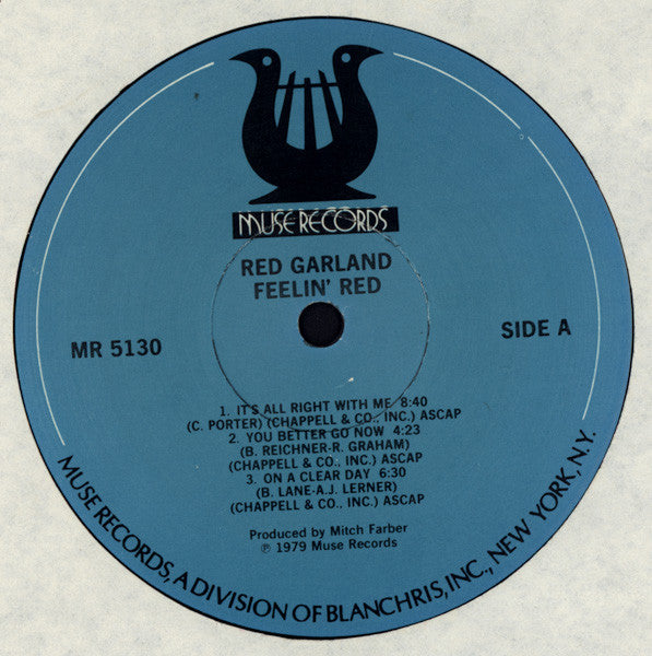 Red Garland : Feelin' Red (LP, Album)