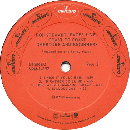Rod Stewart / Faces (3) : Coast To Coast Overture And Beginners (LP, Album, Pre)