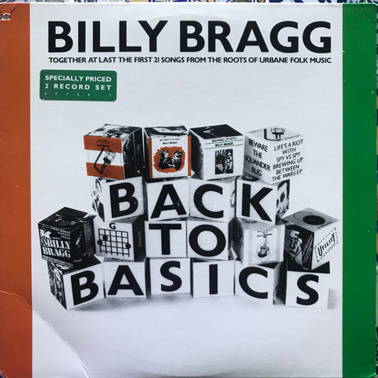 Billy Bragg : Back To Basics (2xLP, Album, Comp, Promo, Spe)