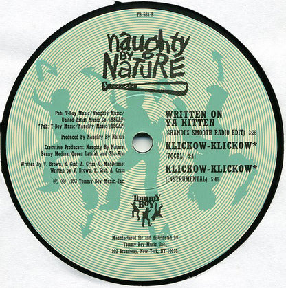 Naughty By Nature : Written On Ya Kitten / Klickow-Klickow (12")