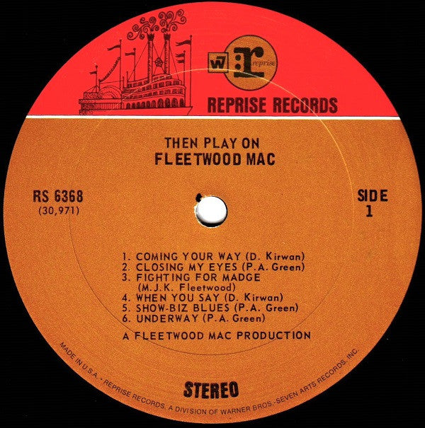 Fleetwood Mac : Then Play On (LP, Album, San)