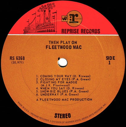 Fleetwood Mac : Then Play On (LP, Album, San)