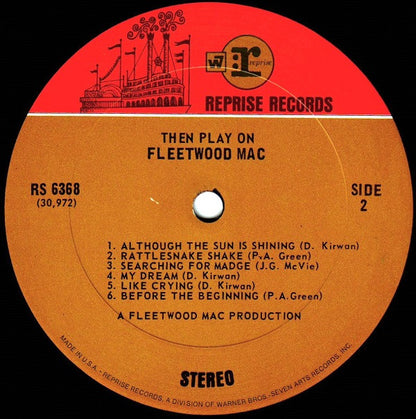 Fleetwood Mac : Then Play On (LP, Album, San)