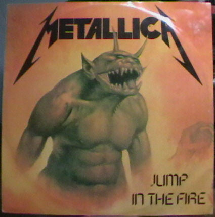 Metallica : Jump In The Fire (12", Single, Dar)