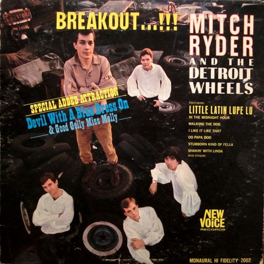 Mitch Ryder And The Detroit Wheels* : Breakout...!!! (LP, Album, Mono, Gre)