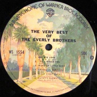Everly Brothers : The Very Best Of The Everly Brothers (LP, Album, RE, Jac)