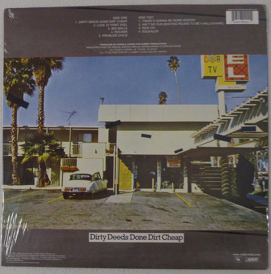 AC/DC : Dirty Deeds Done Dirt Cheap (LP, Album, RE, RM, 180)