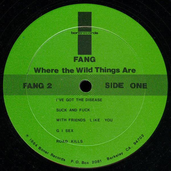 Fang (2) : Where The Wild Things Are (LP, RE)