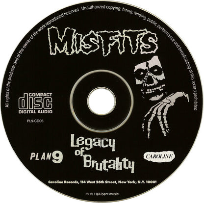 Misfits : Legacy Of Brutality  (CD, Album)