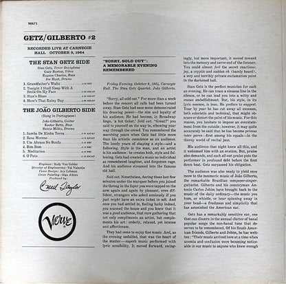 Stan Getz / João Gilberto : Getz / Gilberto #2 (LP, Album, Club, Cap)