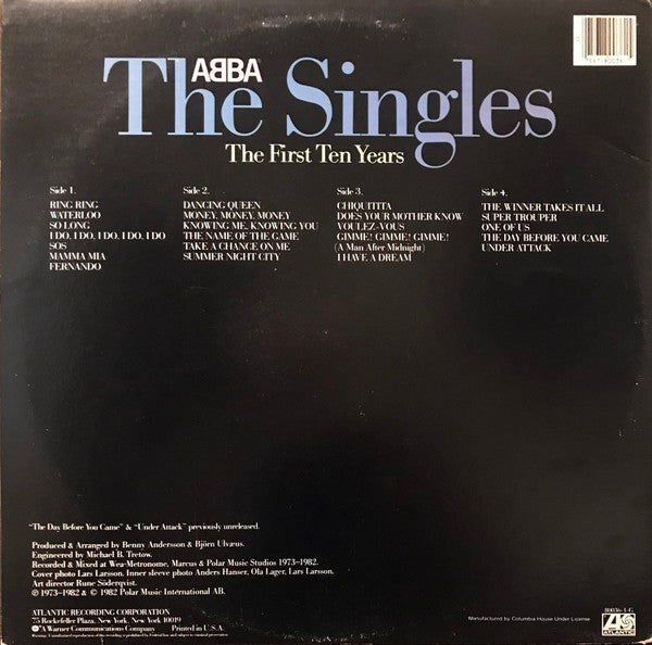 ABBA : The Singles  / The First Ten Years (2xLP, Comp, Club)