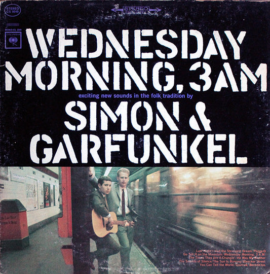 Simon & Garfunkel : Wednesday Morning, 3 A.M. (LP, Album, RE, Pit)