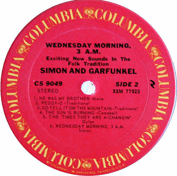 Simon & Garfunkel : Wednesday Morning, 3 A.M. (LP, Album, RE, Pit)