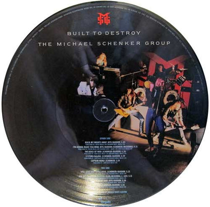 The Michael Schenker Group : Built To Destroy (LP, Album, Pic)