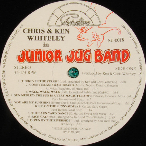 Chris* & Ken Whiteley In Junior Jug Band : Chris & Ken Whiteley In Junior Jug Band! (LP, Album)