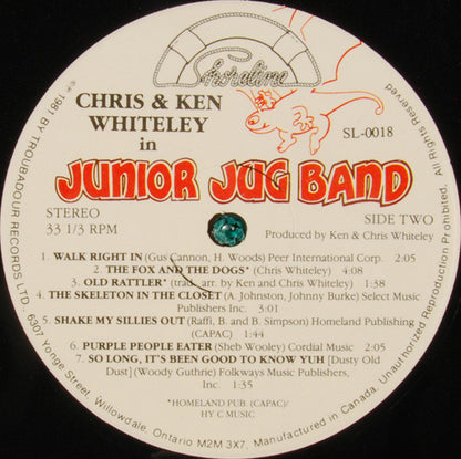 Chris* & Ken Whiteley In Junior Jug Band : Chris & Ken Whiteley In Junior Jug Band! (LP, Album)