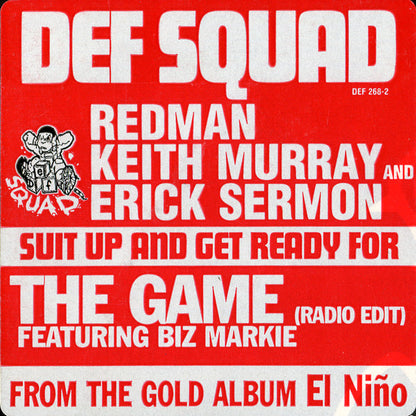 Def Squad : Countdown / The Game (12", Promo)