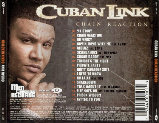 Cuban Link : Chain Reaction (CD, Album, Enh)