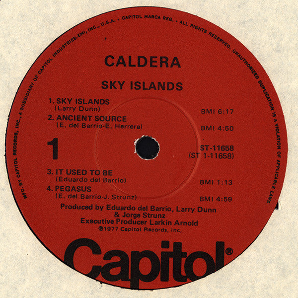 Caldera (2) : Sky Islands (LP, Album, Win)