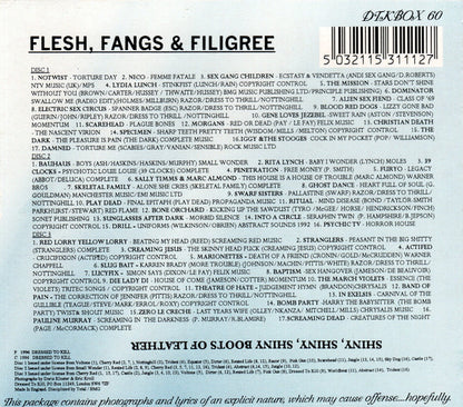 Various : Flesh, Fangs & Filigree (3xCD, Comp + Box, Comp)