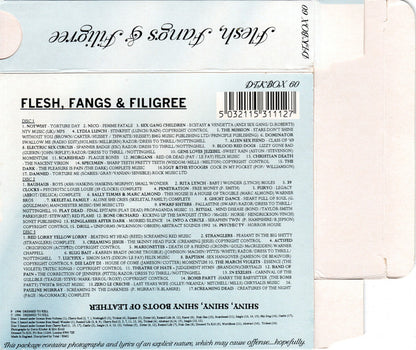 Various : Flesh, Fangs & Filigree (3xCD, Comp + Box, Comp)
