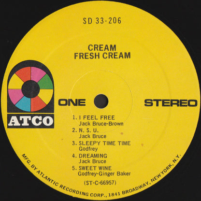 Cream (2) : Fresh Cream (LP, Album, RE, Pit)