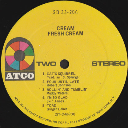 Cream (2) : Fresh Cream (LP, Album, RE, Pit)