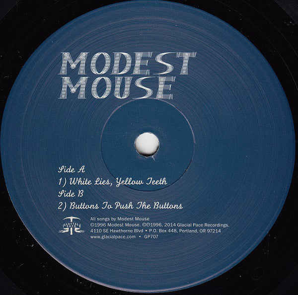 Modest Mouse : White Lies, Yellow Teeth (7", Single)