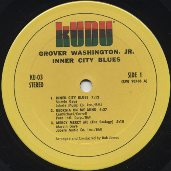 Grover Washington, Jr. : Inner City Blues (LP, Album, Pit)