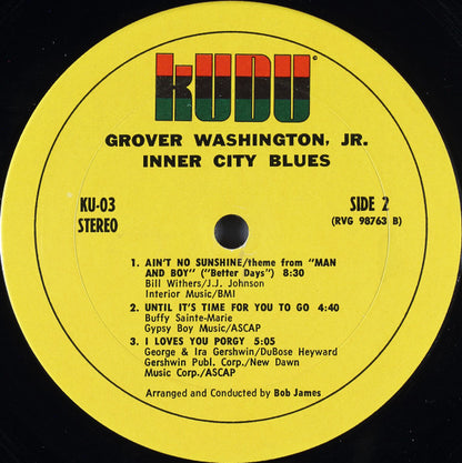 Grover Washington, Jr. : Inner City Blues (LP, Album, Pit)