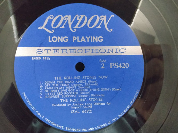 The Rolling Stones : The Rolling Stones, Now! (LP, Album, All)