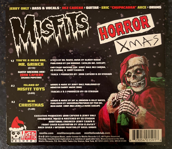 Misfits : Horror Xmas (CD, EP, Dig)