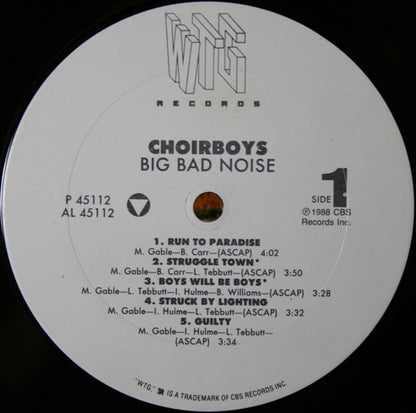 Choirboys : Big Bad Noise (LP, Album, Promo)