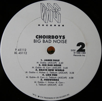 Choirboys : Big Bad Noise (LP, Album, Promo)