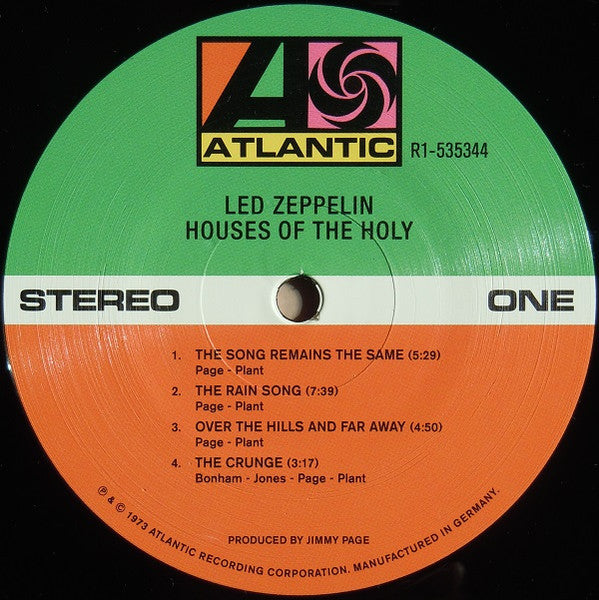Led Zeppelin : Houses Of The Holy (LP, Album, RE, RM, 180)