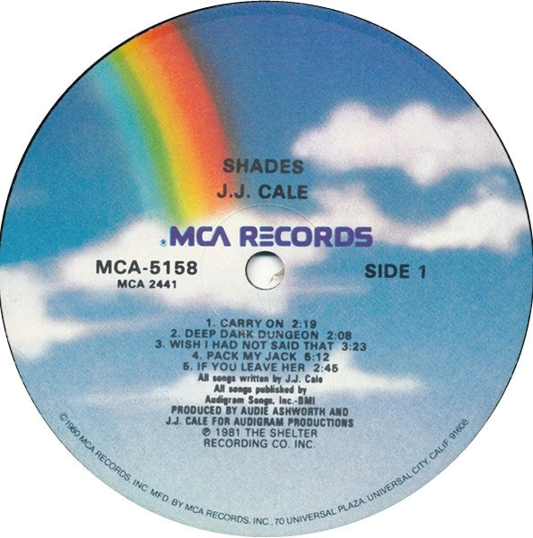 J.J. Cale : Shades (LP, Album)