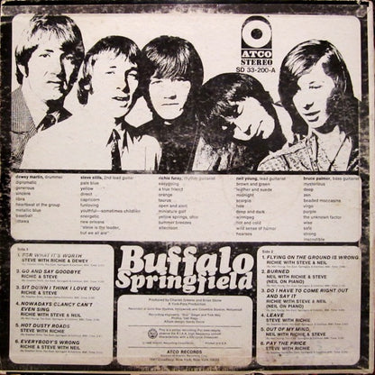 Buffalo Springfield : Buffalo Springfield (LP, Album, RP, PR)
