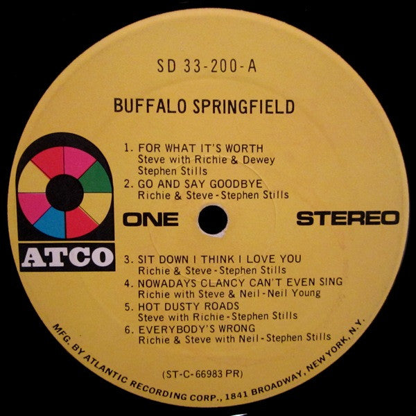 Buffalo Springfield : Buffalo Springfield (LP, Album, RP, PR)