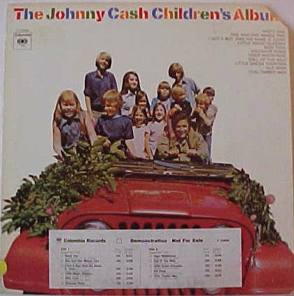 Johnny Cash : The Johnny Cash Children's Album (LP, Promo)