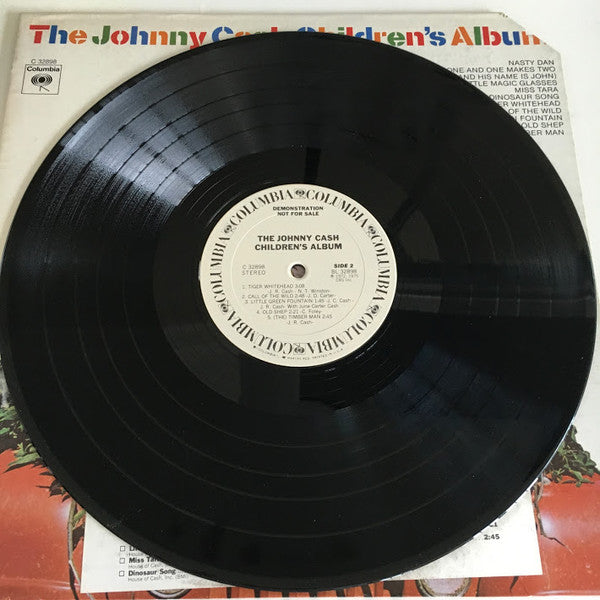 Johnny Cash : The Johnny Cash Children's Album (LP, Promo)