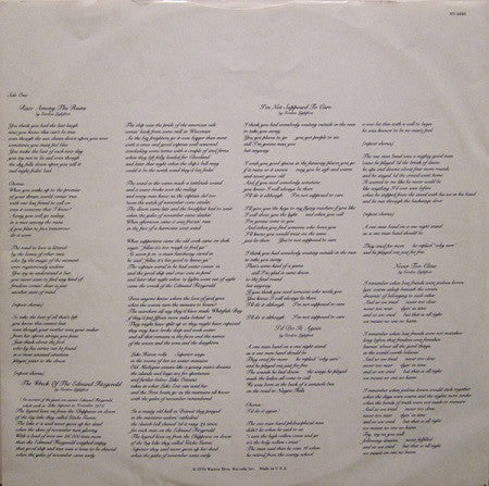 Gordon Lightfoot : Summertime Dream (LP, Album, Pit)