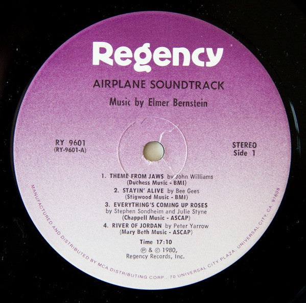 Various : Airplane! Soundtrack (LP, Album)