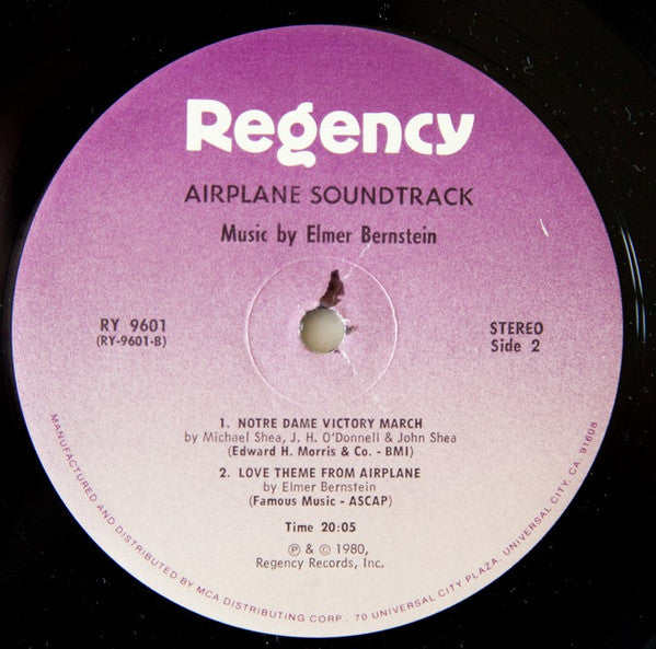 Various : Airplane! Soundtrack (LP, Album)