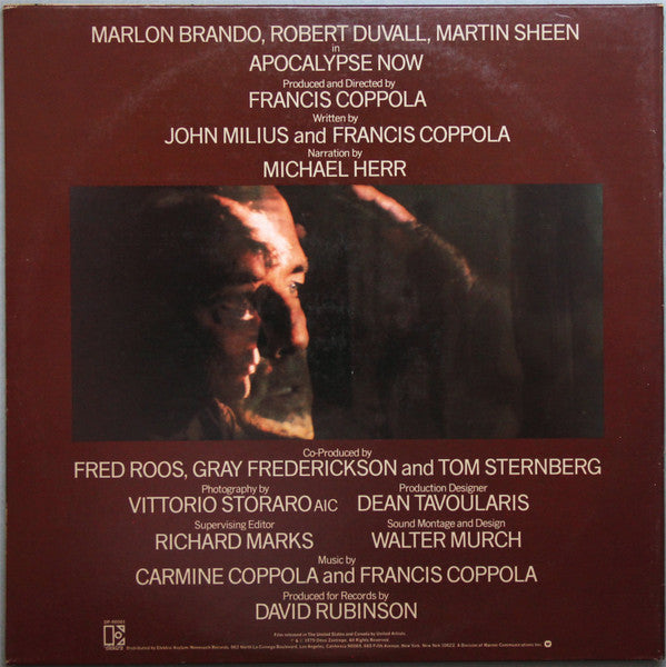 Carmine Coppola & Francis Coppola* : Apocalypse Now - Original Motion Picture Soundtrack (2xLP, Album, SP )